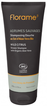 Florame Shampooing douche 2-en-1 Agrumes sauvages 200ml
