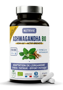 Nutrivie Ashwagandha Bio 60 gélules