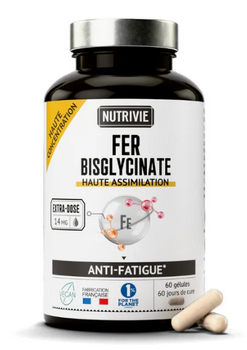 Nutrivie Fer Bisglynate 60 gélules
