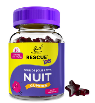 Fleur de Bach Rescue Kids Nuit 30 Gummies framboise
