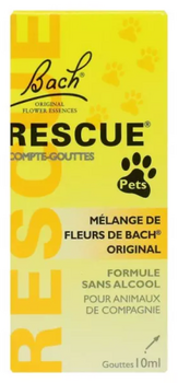 Bach Rescue Animaux Compte-gouttes 10ml