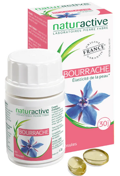 Naturactive Elusanes Huile de Bourrache 60 capsules