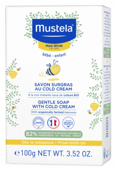 Mustela Bébé-Enfant Savon surgras au Cold cream 100g