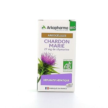 Arkogélules BIO Chardon Marie 45 gélules Arkopharma