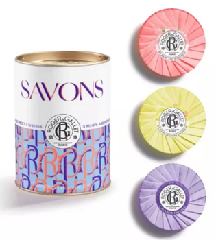 Roger & Gallet Coffrets savons Bienfaisants Flower power 3x100g