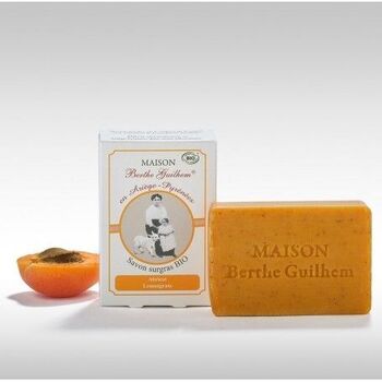 Berthe Guilhem Savon surgras bio, abricot, lemongrass 100g