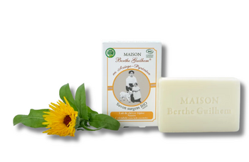 Berthe Guilhem Savon surgras bio, huile de calendula 100g