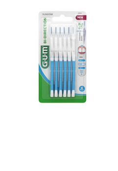 Gum Brossette Interdentaire 0.9mm, 6 unités bi-direction