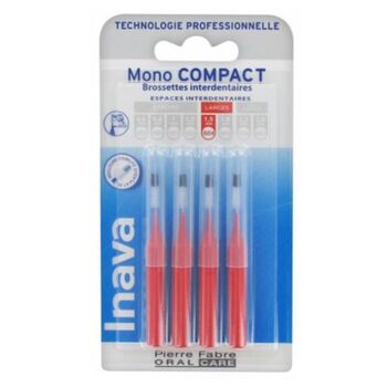 Brossettes Mono Compact Interdentaires 1.5MM boite de 4