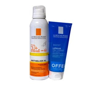 ANTHELIOS La Roche-Posay Brume solaire Anthelios SPF50+ 200ml + Gel lavant Lipikar 100ml Offert