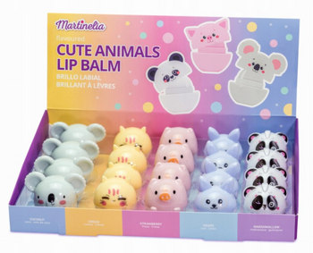 Martinelia Baume à lèvres animaux mignons