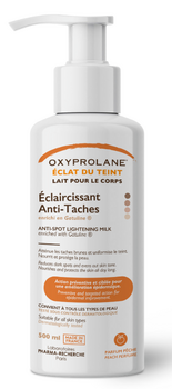 Bio-recherche Oxyprolane Lait corps éclaircissant anti-tâches 500ml