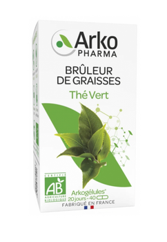 Arkopharma Arkogélules Thé Vert Bio 40 gélules