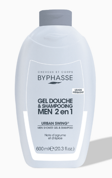 Byphasse Gel douche-shampoing 2 en 1 homme 600ml