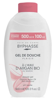 Byphasse Gel douche Plaisir Huile d'argan 600ml