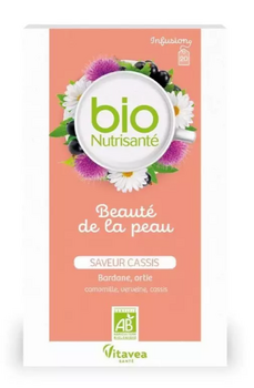 Vitavea Infusion Beauté de la peau Saveur cassis 20 Sachets