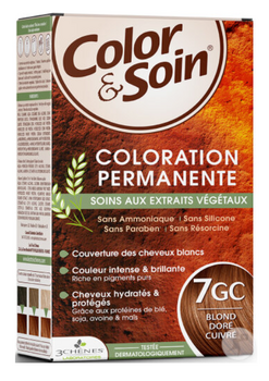 3 Chênes Color & Soin Coloration 7GC Blond doré cuivré