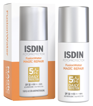 Isdin Fotoprotector Fusion Water Magic Repair Crème Solaire SPF50 - 50ml