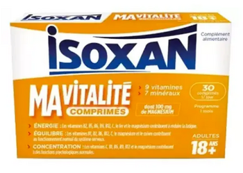 Isoxan Vitalité Adulte 20 comprimés