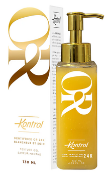 Kontrol Dentifrice Or 24k Blancheur et soin 130ml
