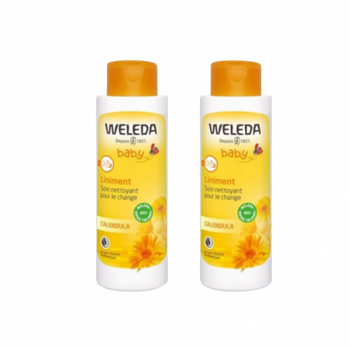 Weleda Baby bio Liniment lot 2 x 400ml