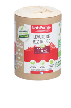 Nat & Form Levure de riz rouge - 200 gélules