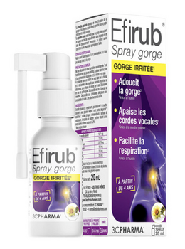 3 Chênes Efirub Spray gorge 20ml