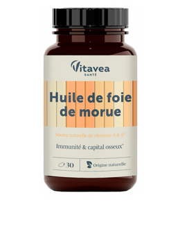 Vitavea Huile de Foie de Morue 30 Capsules