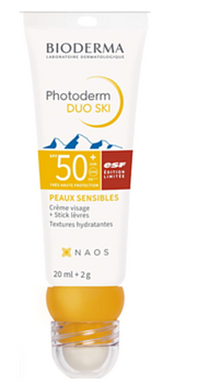 Bioderma Photoderm Crème Solaire + Stick Lèvres SPF50+ Duo Peaux Sensibles