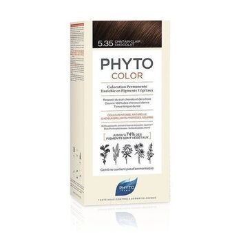 Phytocolor coloration permanente 5.35 chatain clair chocolat