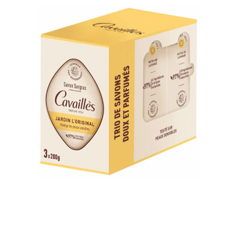 Rogé Cavaillès Savon Surgras Jardin l'Original 3 x 200 gr