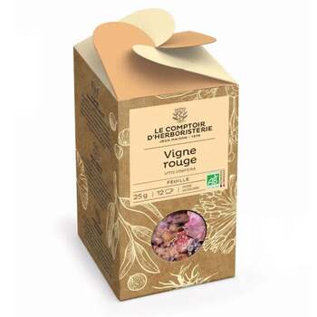 Le Comptoir d'Herboristerie Feuille de Vigne Rouge Bio 25g