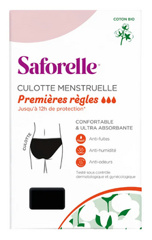Saforelle Culotte Menstruelle Premières Règles 12-14ans
