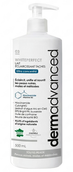 Dermadvanced Lait éclaircissant tâches White Perfect 500ml