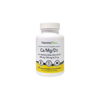 NaturesPlus Ca/Mg/D3 30 comprimés