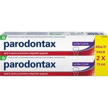 Parodontax Dentifrice Ultra Clean lot 2x75ml