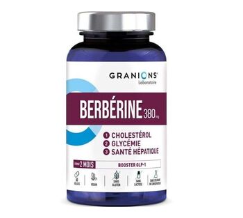 Granions Berbérine 380 mg Complément Alimentaire 60 Gélules