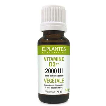 D. Plantes Goutte D3 Végétale 2000 UI 20ml