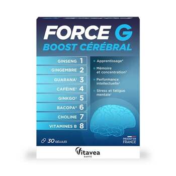 Vitavea Complément alimentaire Force G Boost Cérébral 30 gélules