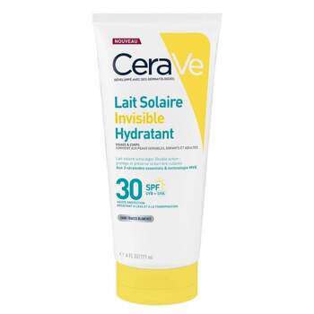 CeraVe Lait solaire invisible hydratant SPF30 177ml