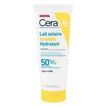 CeraVe Lait solaire invisible hydratant SPF50+ 75ml