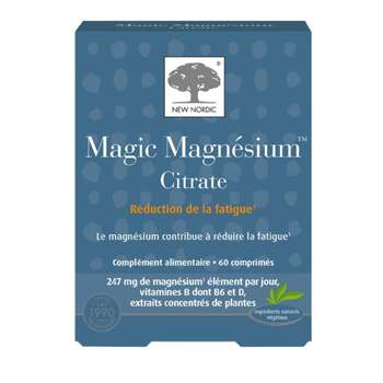 New Nordic Magic Magnésium Citrate 60 Comprimés