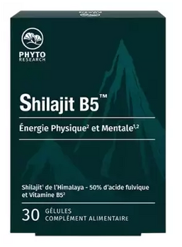 Phyto research Shilajit B5 30 Gélules