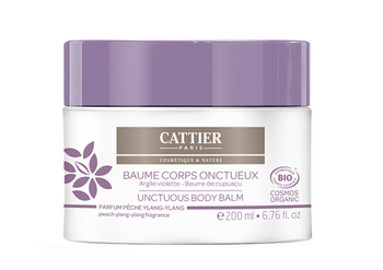 Cattier Baume Corps Onctueux Pêche Ylang-ylang Bio 200ml