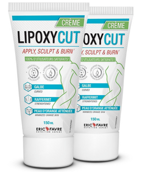 Eric Favre Lipoxycut crème sculpt & burn Lot de 2 x 150ml