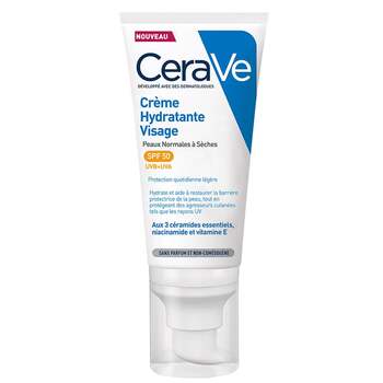 CeraVe Crème Visage Hydratante SPF50