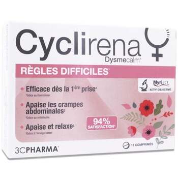 3C Pharma Cyclirena Dysmecalcom 15 comprimés