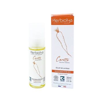 Herbiolys Huile bien-être Carotte 30mL Bio
