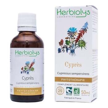 Herbiolys Extrait de plante fraîche Cyprès BIO 50mL