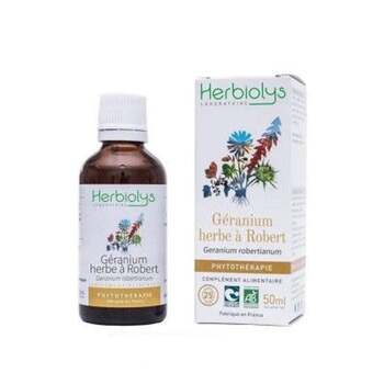 Herbiolys Teinture-mère Géranium herbe à Robert BIO 50mL